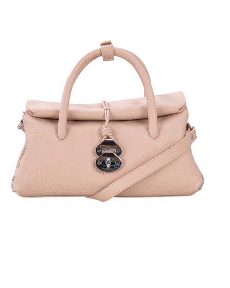 Shop ZANELLATO  Borsa: Zanellato borsa "Dotta" small in pelle martellata.
Chiusura roll-top magnetica e nastrini tubolari con fibbia twist-lock.
Tracolla regolabile e removibile.
Tasca interna.
Dimensioni: Larghezza 32 cm, altezza 17 cm, profondità 15,5 cm, luce del manico 16 cm.
Composizione: 100% pelle di vitello.
Made in Italy.. 068750 S 1120000-Z0855